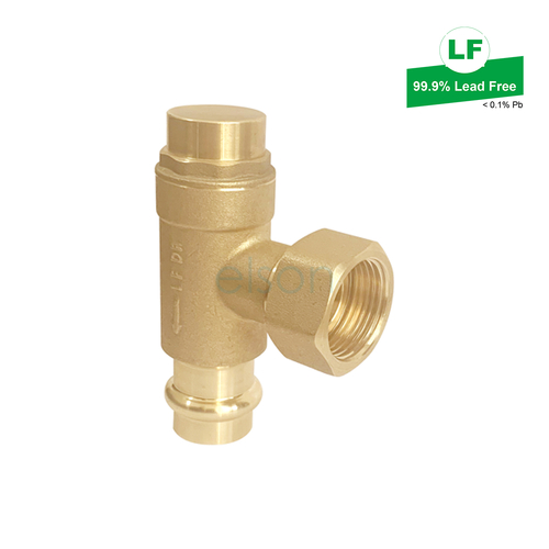Pressure Reduction Boundary Valve Right Angle Press DR Brass Loose Nut, DN20