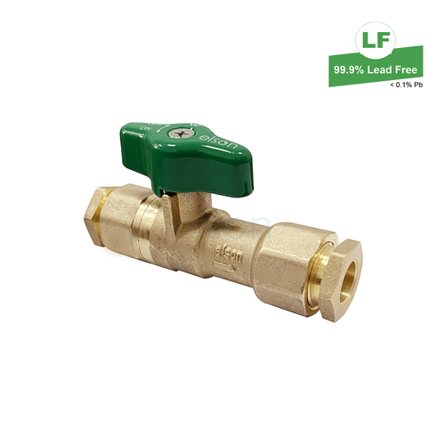 NON-RETURN ISOLATING VALVE INVERTED FLARE DR BRASS 15mm