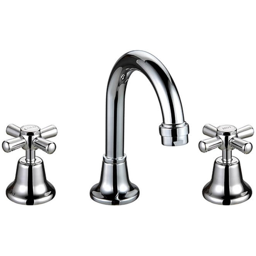 Whitehall Chrome Plated Basin Set Anti Vandal Ceramic Disc