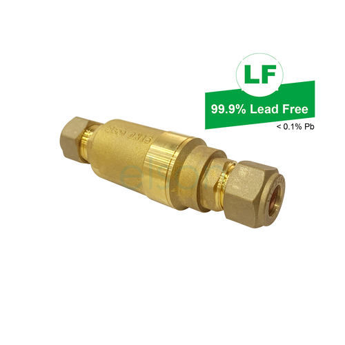 Pressure Limiting Valve Copper Olive DR Brass, 15Cn, 600 kPa
