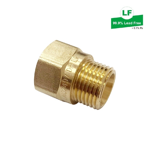 Adaptor Screwed Brass, 24°, 15mm (1/2")
