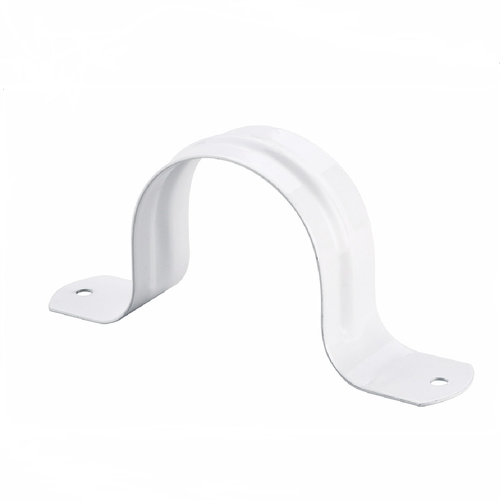 40mm White (100pk) Saddle Clip For Pressure Pipe