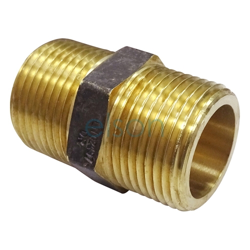 Hexagon Nipple Screwed Brass, Washer Seal, G3/4B(20mm MI)