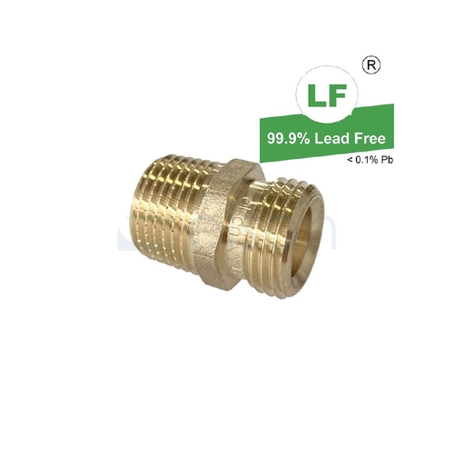 Hexagon Nipple Screwed Brass, R Thread Seal / Olive Seal, R1/2 x 15Cn (15mm MI)