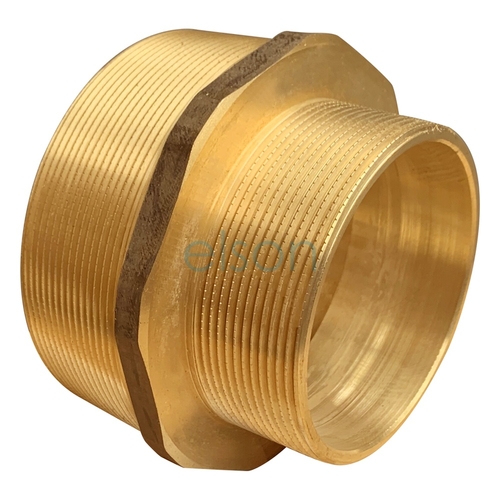 Reducing Hexagon Nipple Screwed Brass, 100mm x 80mm