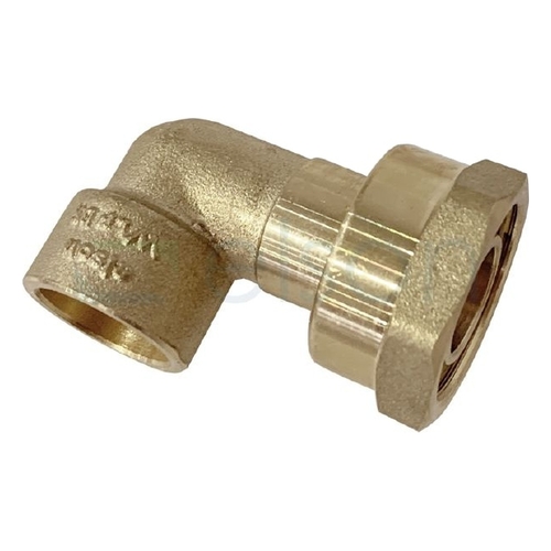 Connector Brass Capillary Bent Tap No. 63 NUT, 20mm OD x 20mm