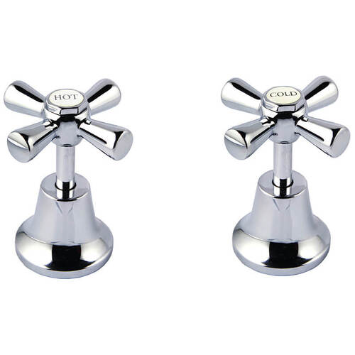 Old Kent Basin Top Assembly Chrome Plated Pair