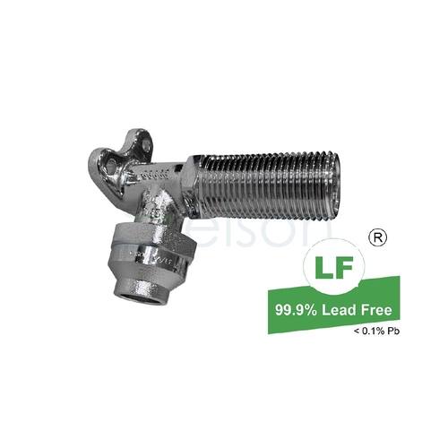Elbow Flared Compression 19BP Lugged, Chrome Plated, 15mm FL x 15mm MI (1/2" x 1/2")