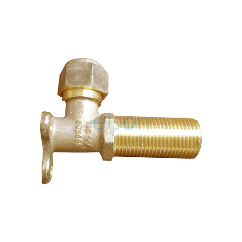 Elbow Copper Olive Compression Lugged 19BP, Brass, 15mm C x 15mm MI (1/2" x 1/2")