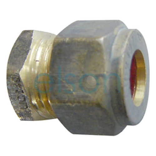 STOP END 15mm C BRASS Copper Olive