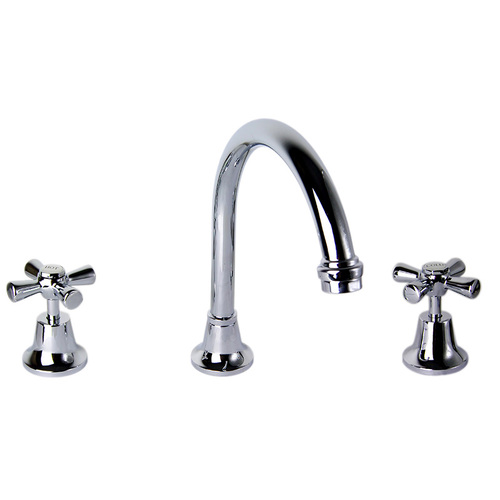 Old Kent Hob Sink Set Chrome Plated