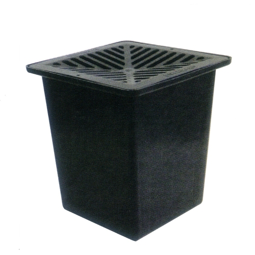 300mm Stormwater Pit With Black Polymer Grate