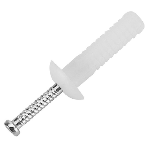 Mushroom Head Nylon Anchor With Nail (50 Per Pkt)