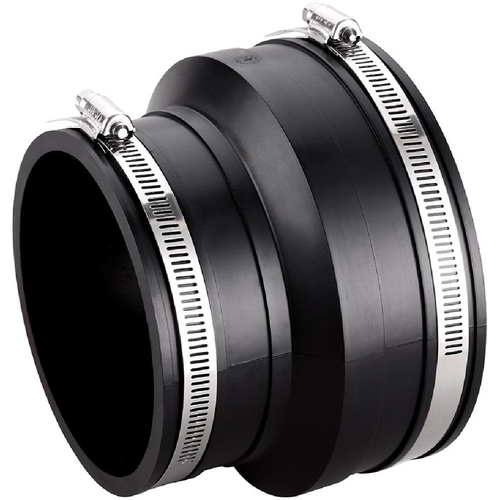 Flexible Coupling For PVC To E/W Black