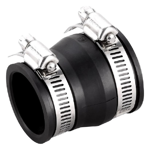 Reducing Flexible Coupling For PVC - Copper - Gal - Cl Black