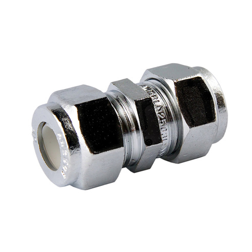20C X 20C Nylon Compression Union Chrome Plated 