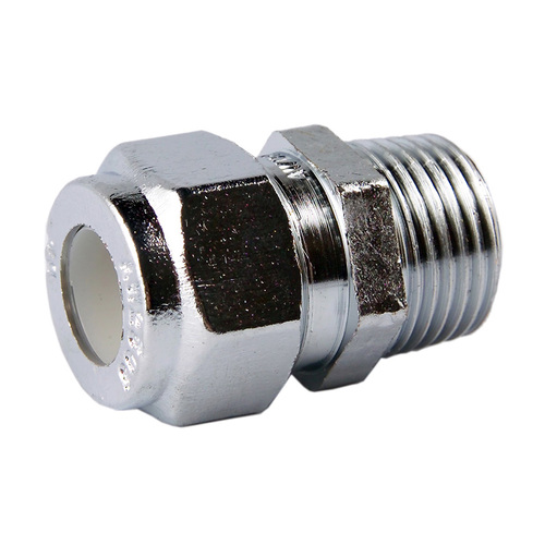 20MI X 20C Nylon Compression Union Chrome Plated 