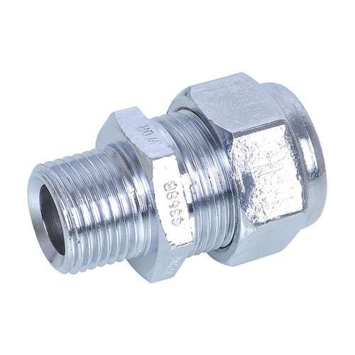 15MI X 20C Nylon Compression Union Reducing Chrome Plated 