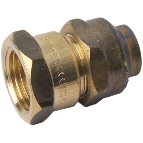 20mm FI X 20mm FL Flared Compression Union Brass No Barcode