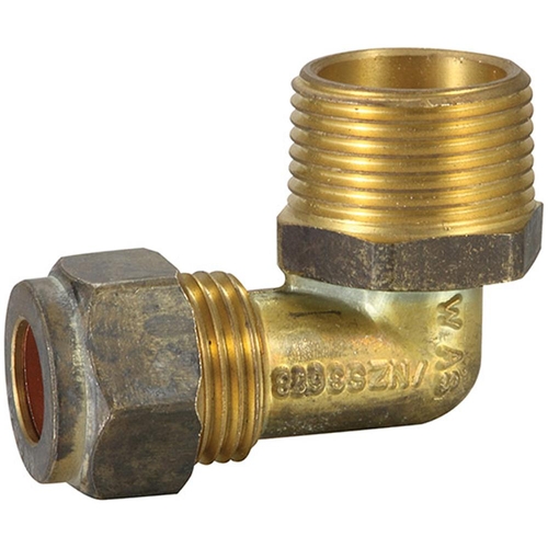 20MI X 15C Elbow MI X C Reducing Copper Compression Brass