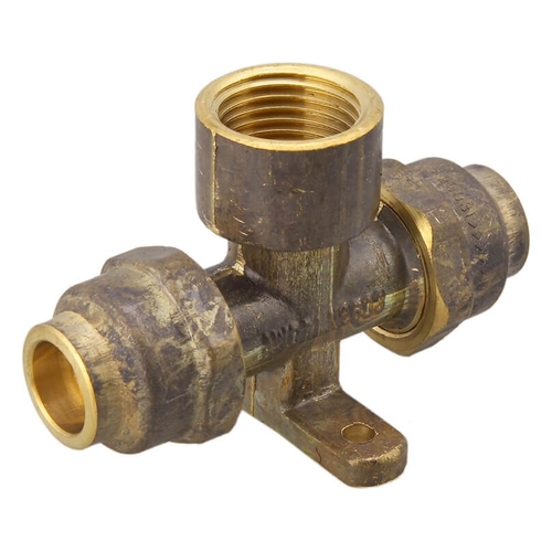 Flared Compression Tee Lugged BR 15C X 15C X 15FI LF