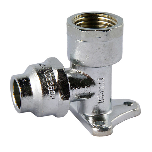 15FI X 15C Flared Compression Elbow Lugged Chrome Plated 