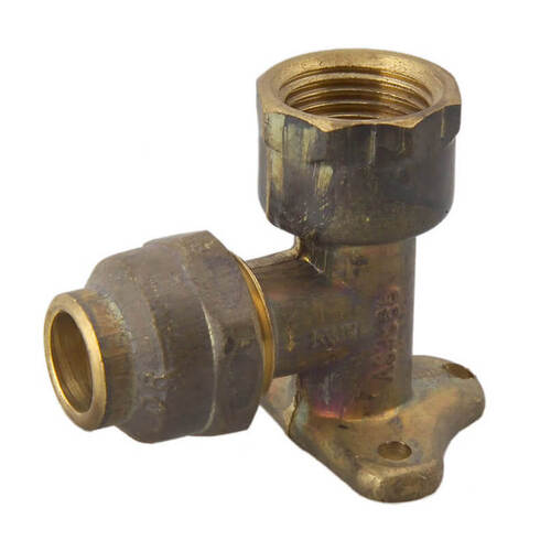 20FI X 20C Flared Compression Elbow Lugged Brass 