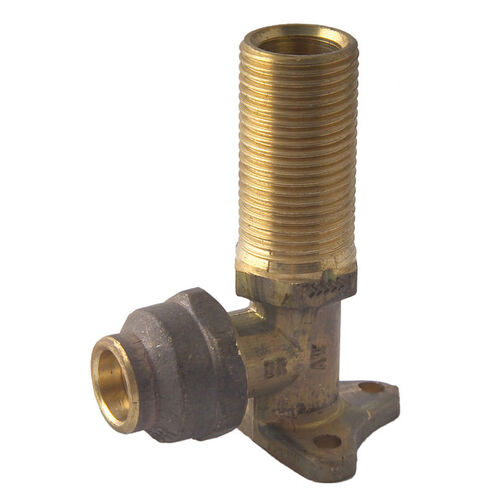 15MI (Extended 95mm) Flared Compression Elbow Lugged Brass 