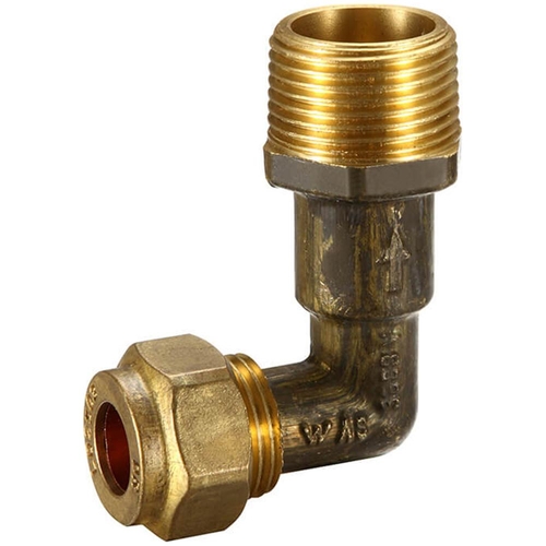 Copper Compression Elbow Reduction With Check Valve Brass 20