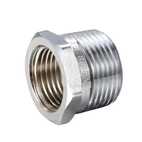 15mm X 10mm Screwed Bush Reducing Chrome Plated 