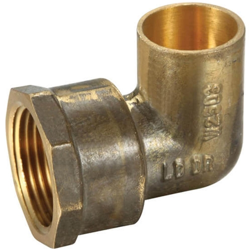 20OD X 20FI Elbow FI X Cap No. 14 Brass
