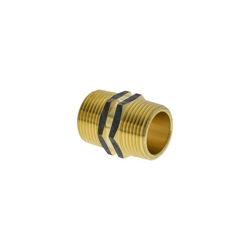 20mm NSW Hexagon Nipple Brass 