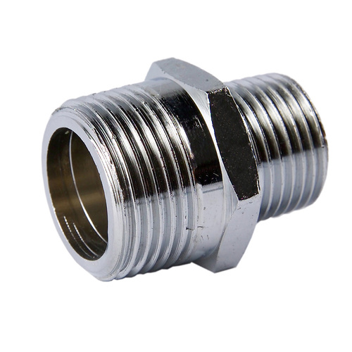 20mm X 15mm Hexagon Nipple Reducing Chrome Plated 