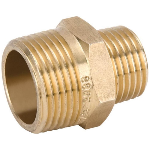 25MI X 15MI Hexagon Nipple Reducing Brass
