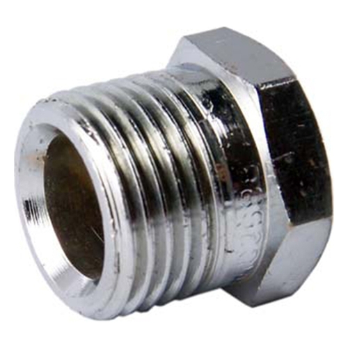 Hexagon Plug Chrome Plated 15MM LF