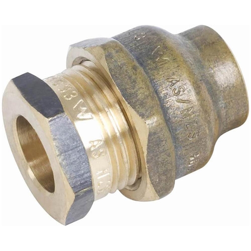 15mm FL X 15mm FL Flared Compression Union Brass