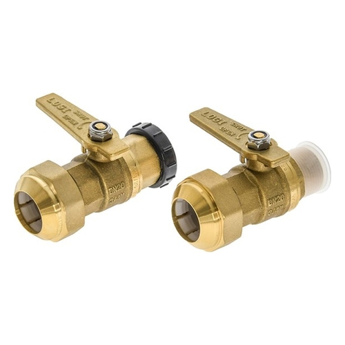 Water Service Ball Valves | Poly Connection Kit With Plug