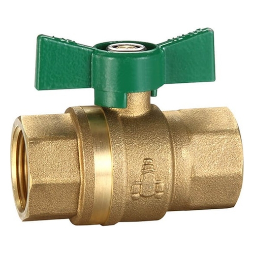 Watermarked Ball Valves | Dual Approved Butterfly Handle FI X FI Brass Body