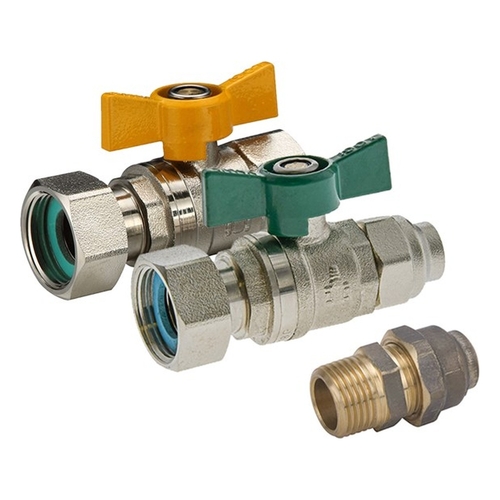 Swivel Nut Ball Valve Kits | Fi With Flared Union (Gas) & Fi X Flared Reducing (Water)