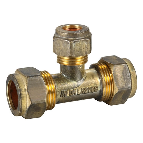 Copper Compression | Tee Triple Union Reducing