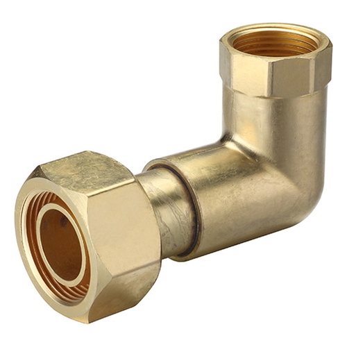 Screwed Brassware | Elbow FI X Loose Nut