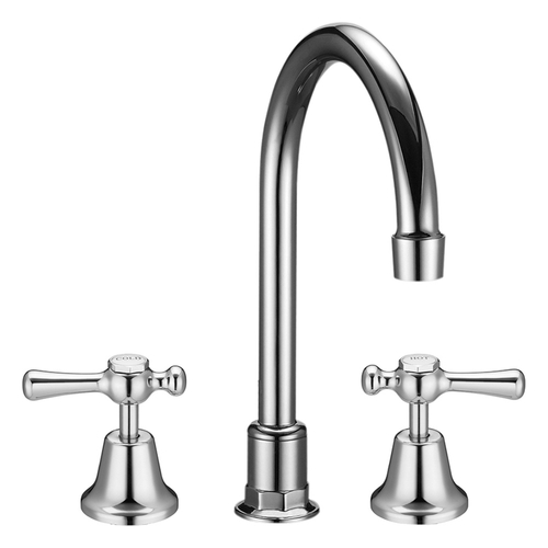Tapware - Whitehall Lever Handle 1/4 Turn | Hob Sink Set Goose Neck