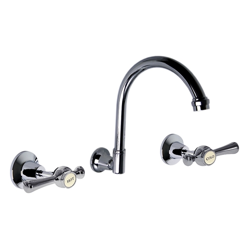 Tapware - Whitehall Lever Handle 1/4 Turn | Wall Sink Set Ceramic Disc