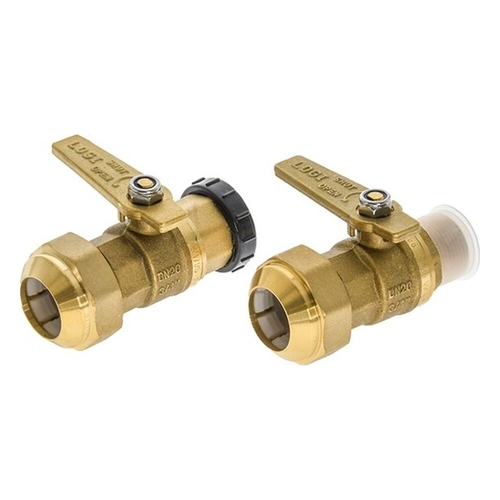 Poly Connection Kit With Plug | Water Service Ball Valves