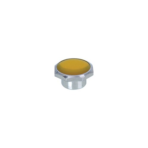 Buttons Yellow (Tempered Water) Chrome Plated