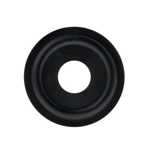 15mm Matte BlackCover Plate Flat BSP Stainless Steel 