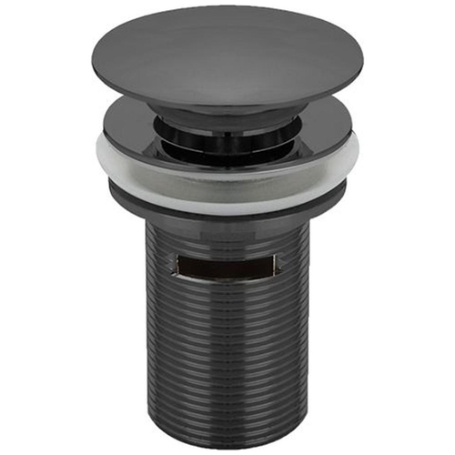 32 Plug And Waste Pop-Up Basin With Over Flow Matte Black 