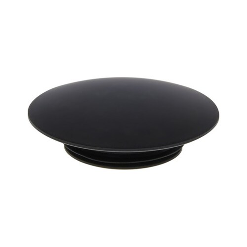 40 Matte Black Dome Cover Plug And Waste 