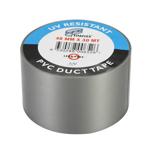 48mm X 30Mt Duct Tape Grey UV Resistant 