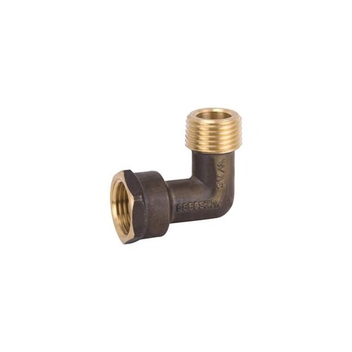 15FI X 18MI Extended 65 Elbow FI Lugged Brass 